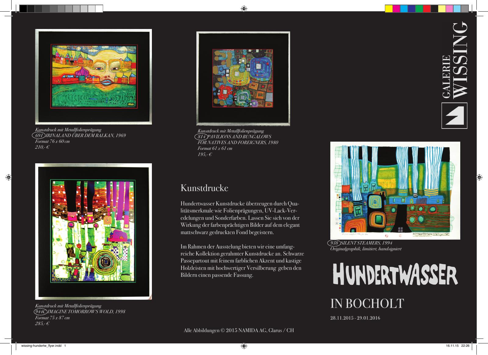 Galerie Wissing – Ausstellungsfaltblatt · Archiv